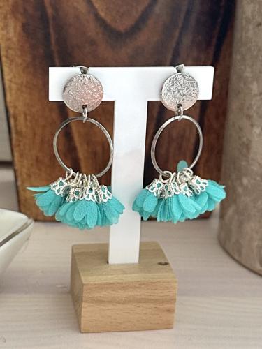 Boucles d'oreilles Naly Turquoise